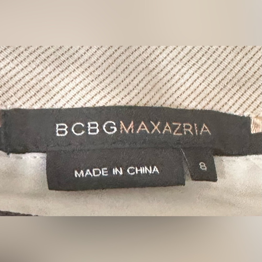 BCBG Maxazria Women’s Brown Wide Leg Wool Pants Size 8 - Picture 2 of 6